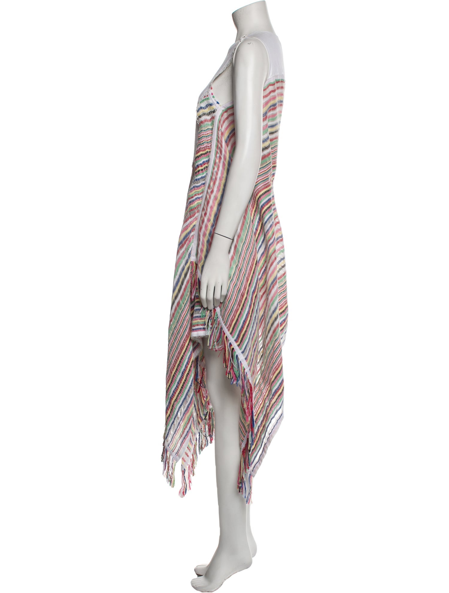 J.W. Anderson Striped Midi Length Dress
