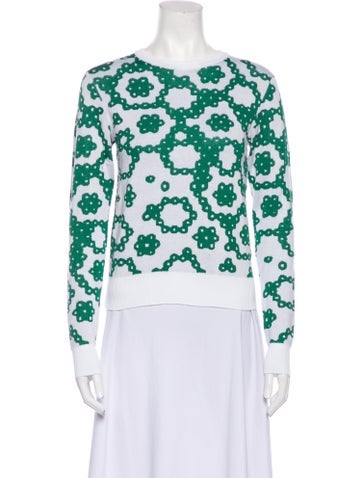 J.w. Anderson Knitwear Printed Crew Neck Sweater S