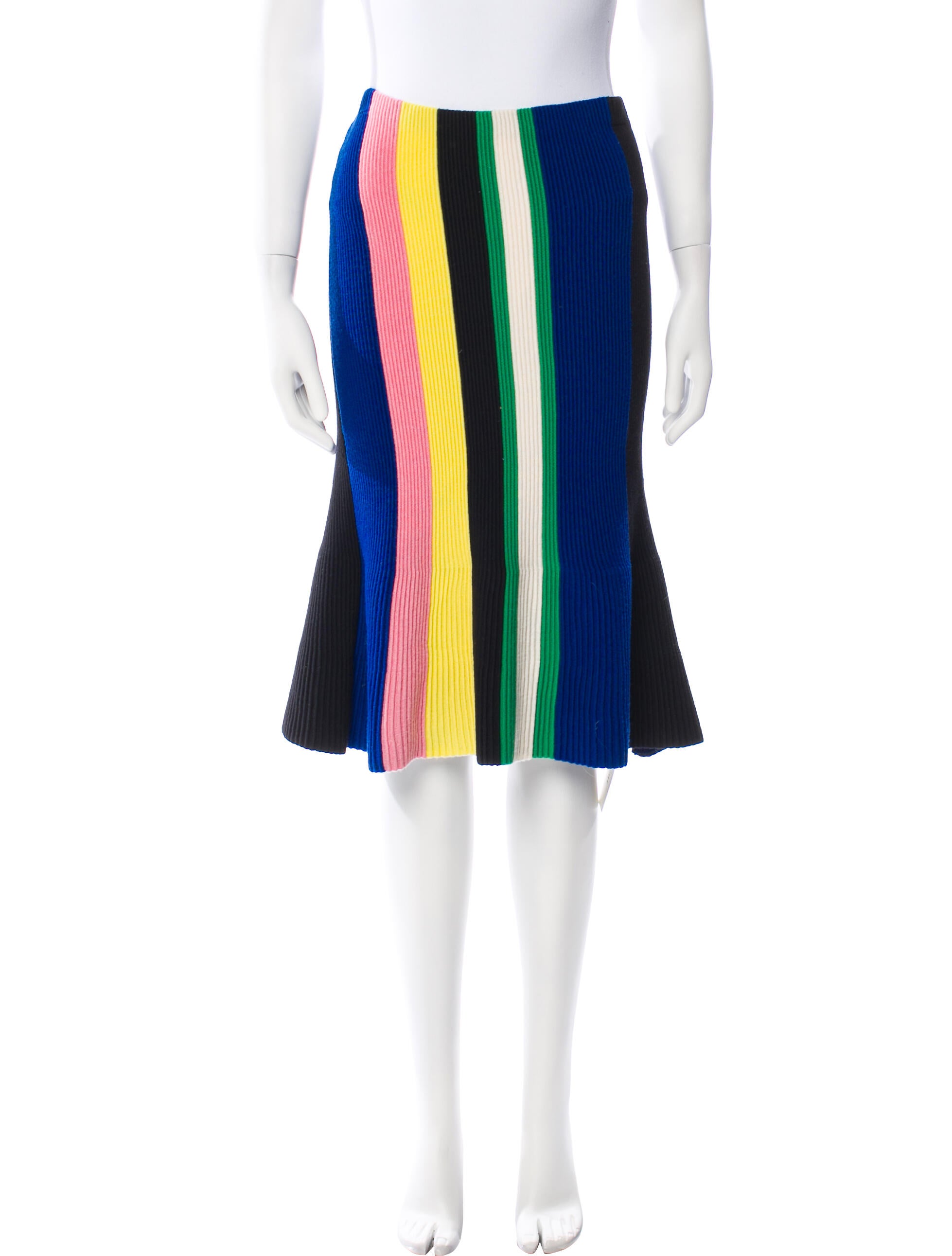 J.W. Anderson Merino Wool Knee-Length Skirt