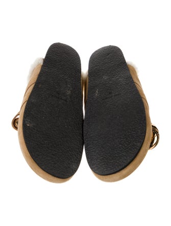 J.W. Anderson Suede Chain-Link Accents Mules