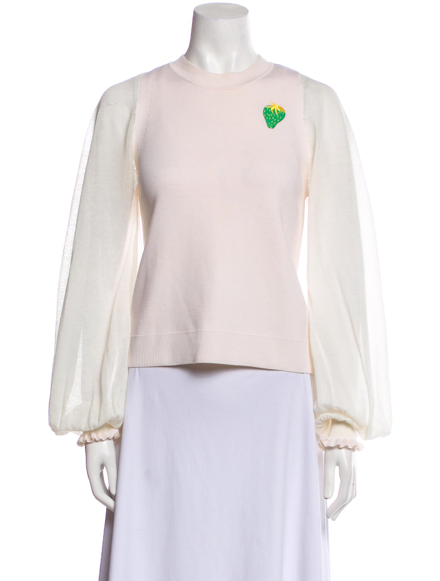 J.W. Anderson Merino Wool Crew Neck Sweater