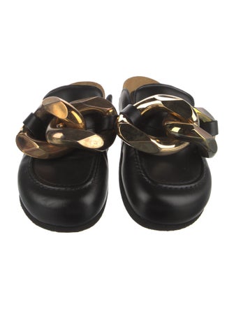 J.W. Anderson Leather Chain-Link Accents Mules
