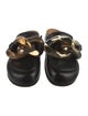 J.W. Anderson Leather Chain-Link Accents Mules