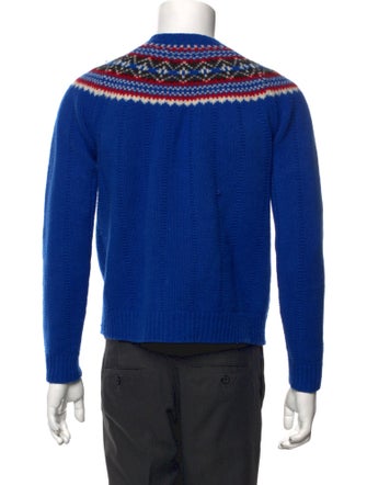 J.W. Anderson Wool Graphic Print Cardigan