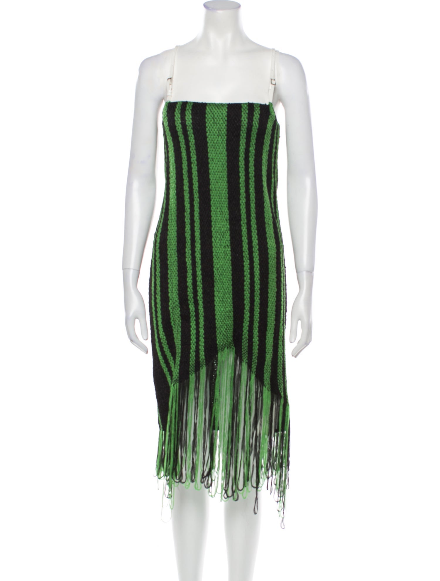 J.W. Anderson Striped Midi Length Dress