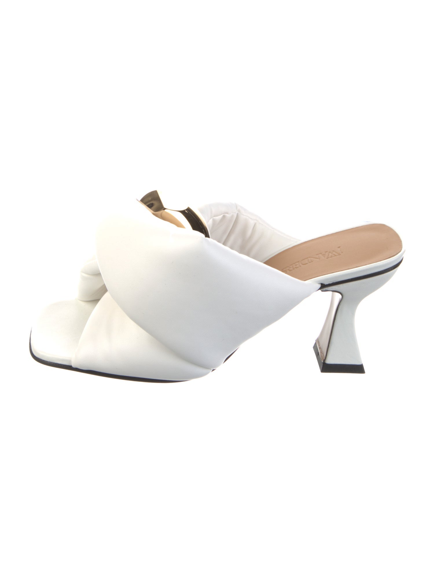 J.W. Anderson Leather Printed Slides