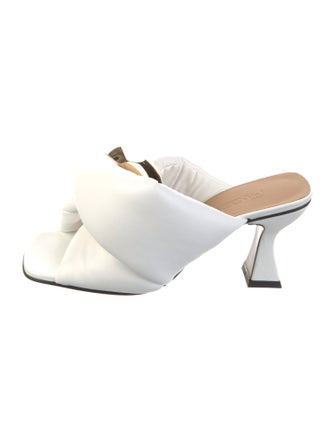 J.W. Anderson Leather Printed Slides