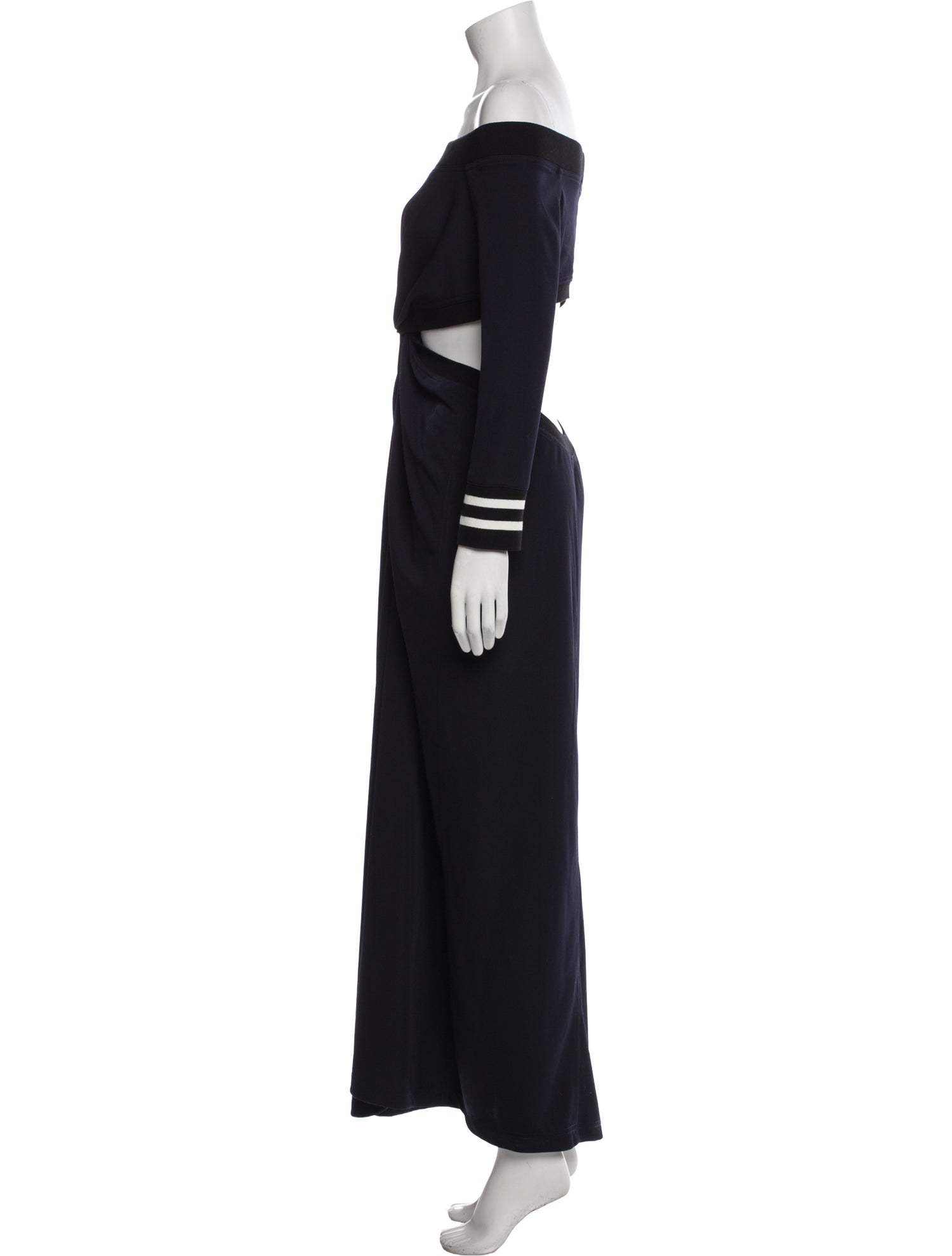J.W. Anderson Off-The-Shoulder Long Dress