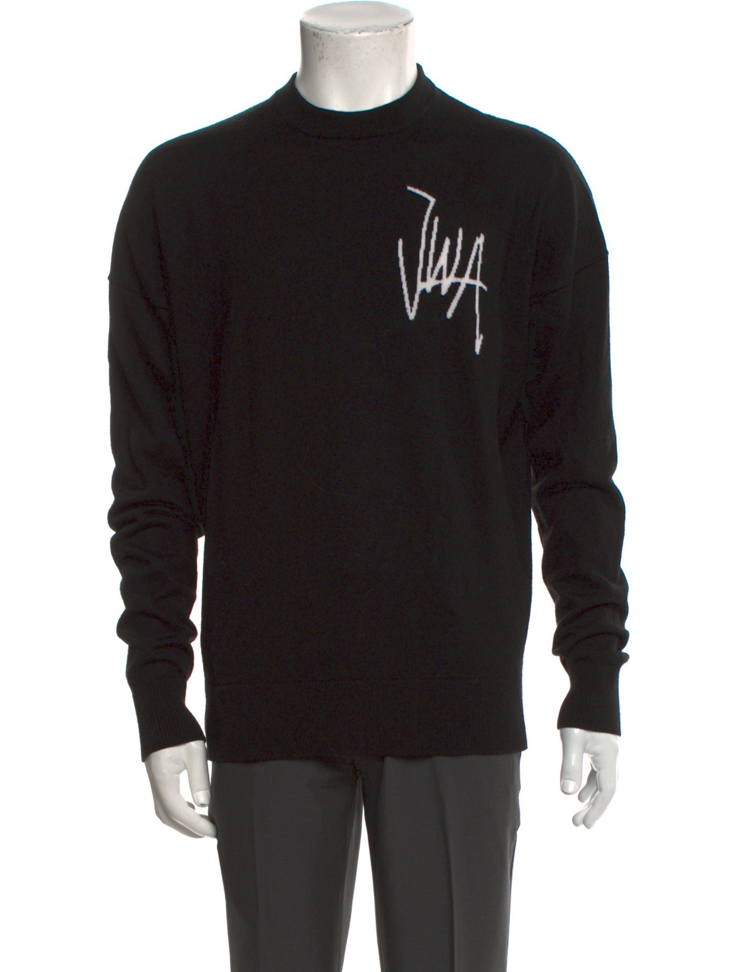 J.W. Anderson Merino Wool Graphic Print Pullover