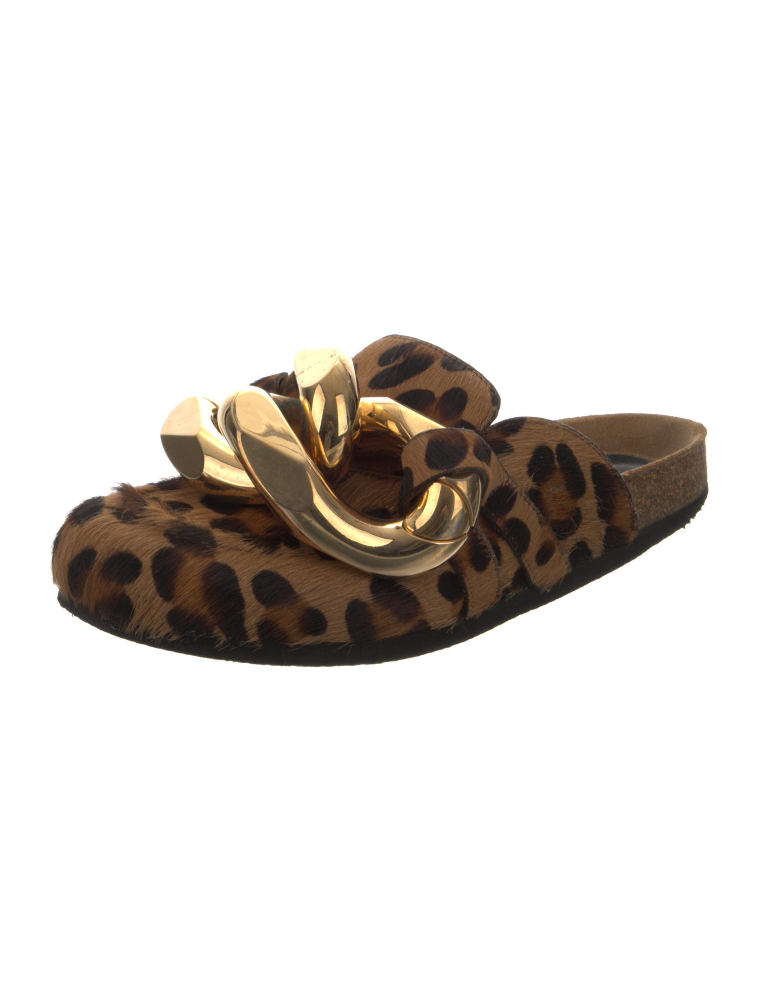 J.W. Anderson Ponyhair Animal Print Mules