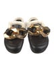 J.W. Anderson Leather Chain-Link Accents Mules