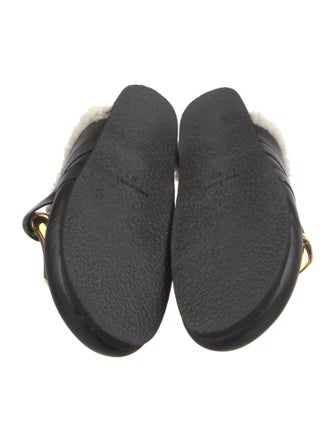 J.W. Anderson Leather Chain-Link Accents Mules