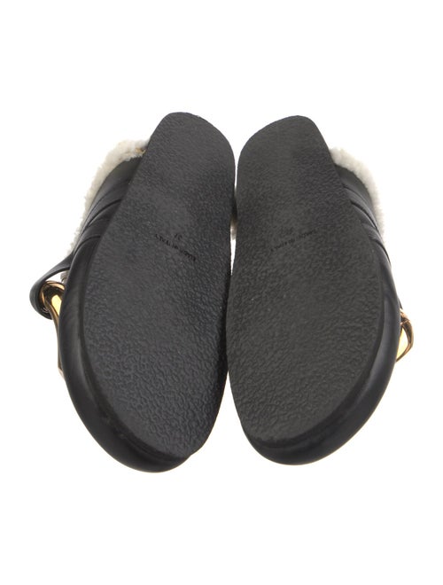 J.W. Anderson Leather Chain-Link Accents Mules