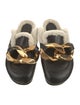 J.W. Anderson Leather Chain-Link Accents Mules
