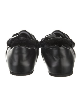 J.W. Anderson Leather Chain-Link Accents Mary Jane Flats