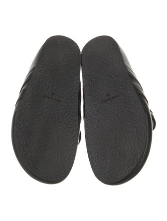 J.W. Anderson Leather Chain-Link Accents Mary Jane Flats