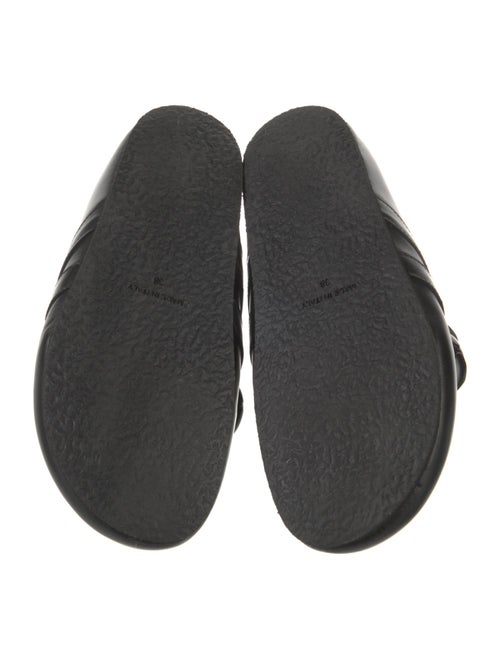 J.W. Anderson Leather Chain-Link Accents Mary Jane Flats