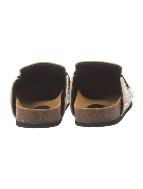 J.W. Anderson Suede Crystal Embellishments Mules