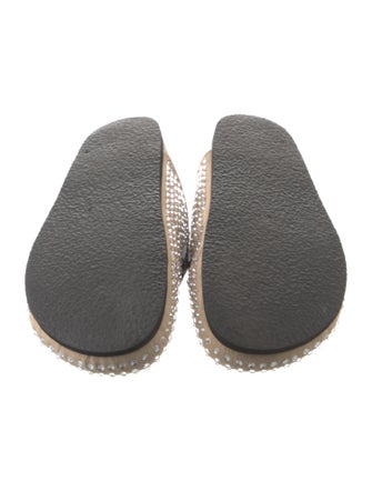 J.W. Anderson Suede Crystal Embellishments Mules