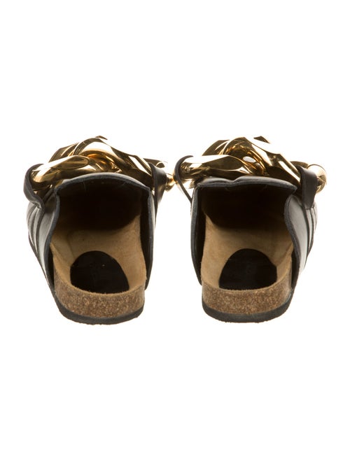 J.W. Anderson Leather Chain-Link Accents Mules