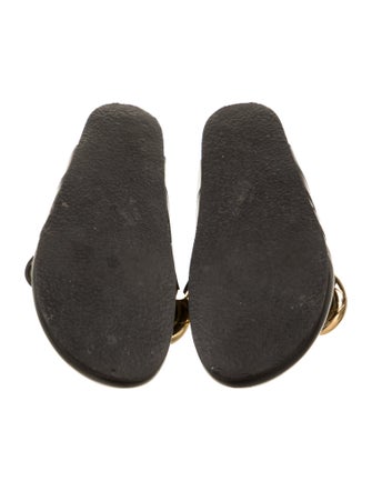 J.W. Anderson Leather Chain-Link Accents Mules