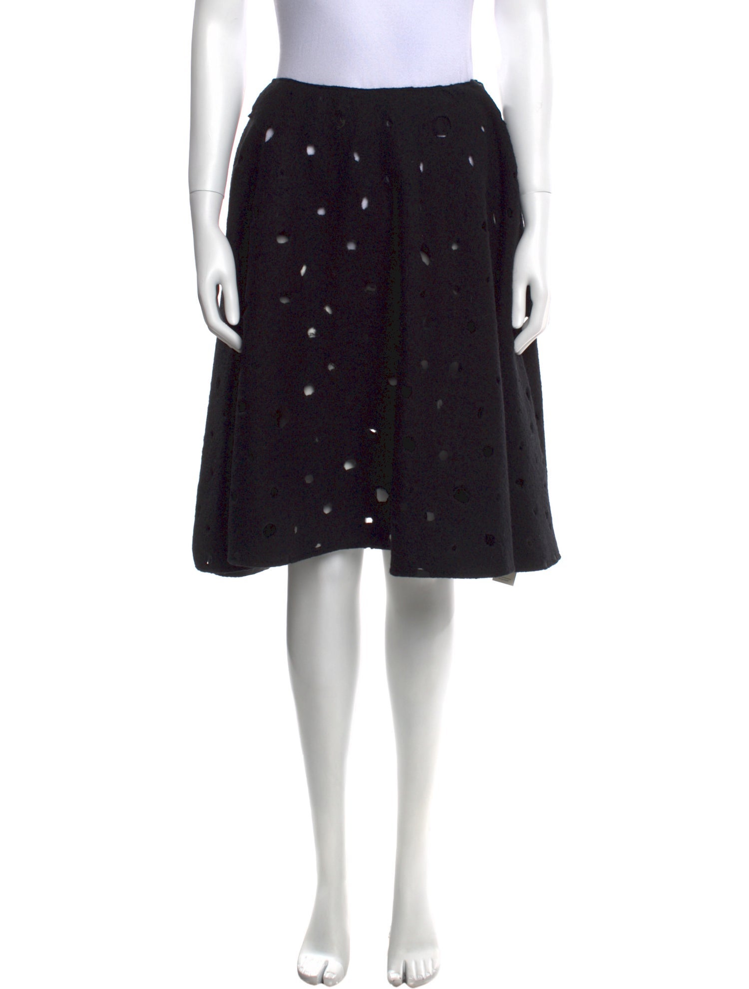 J.W. Anderson Wool Knee-Length Skirt