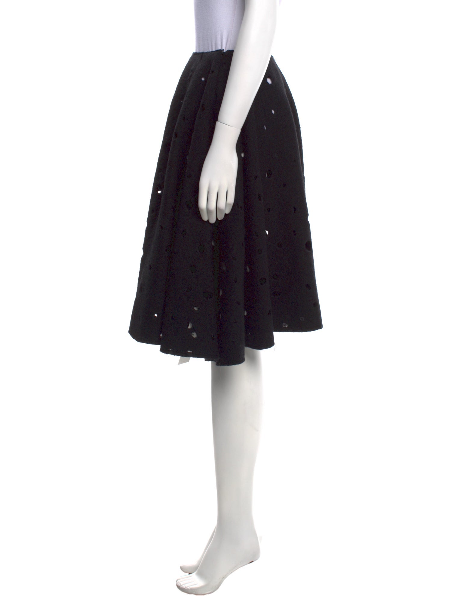 J.W. Anderson Wool Knee-Length Skirt