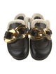 J.W. Anderson Leather Chain-Link Accents Mules