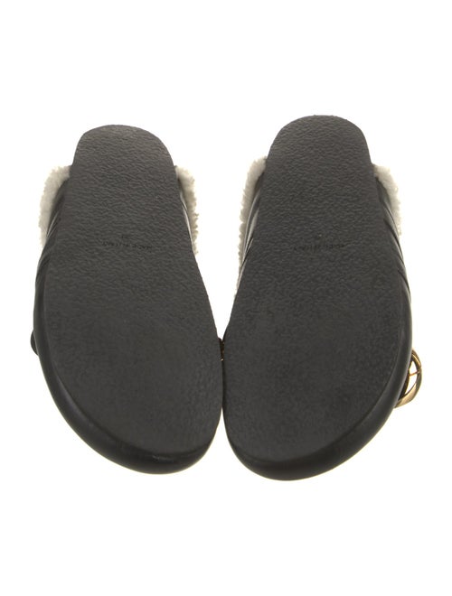 J.W. Anderson Leather Chain-Link Accents Mules