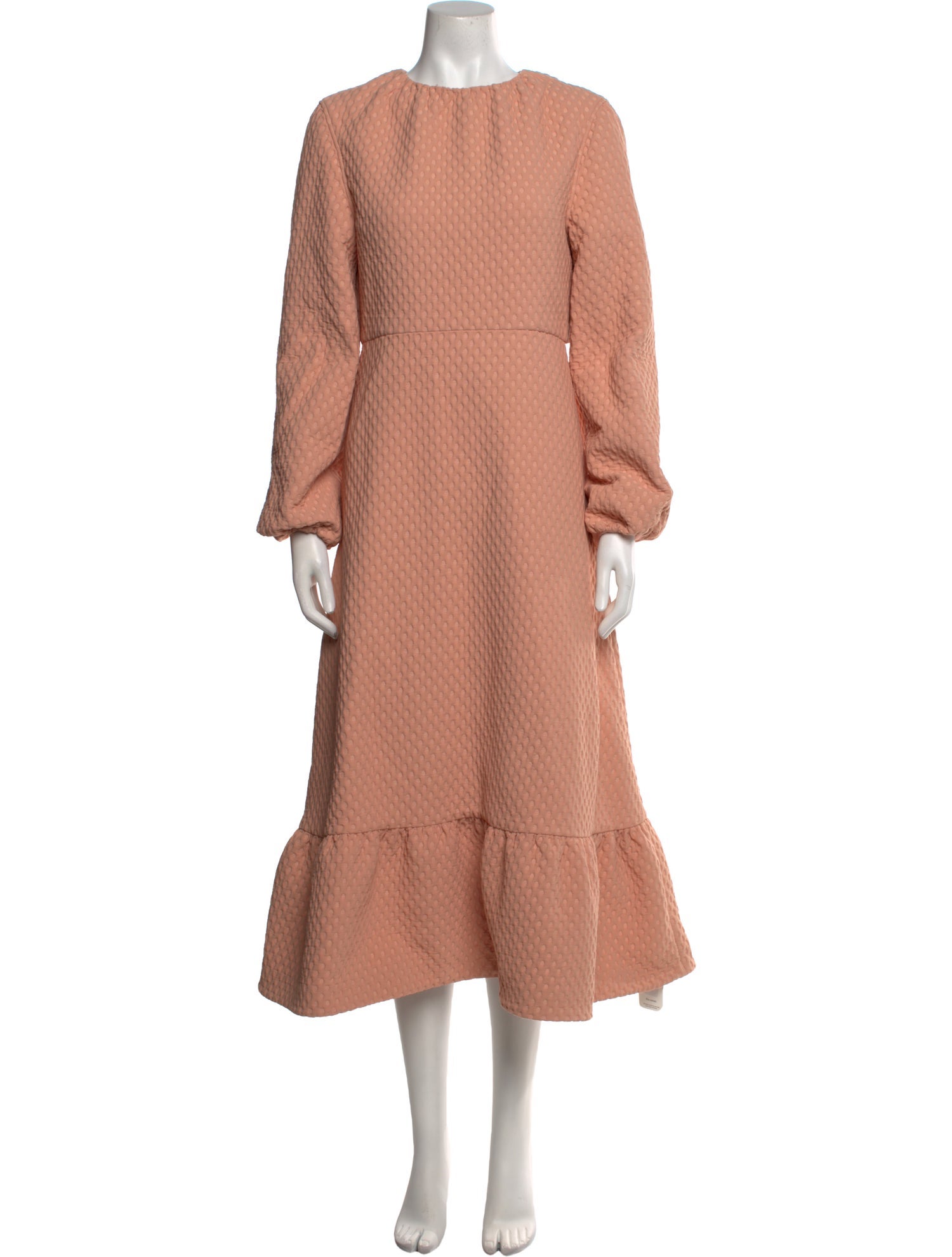 J.W. Anderson Crew Neck Long Dress