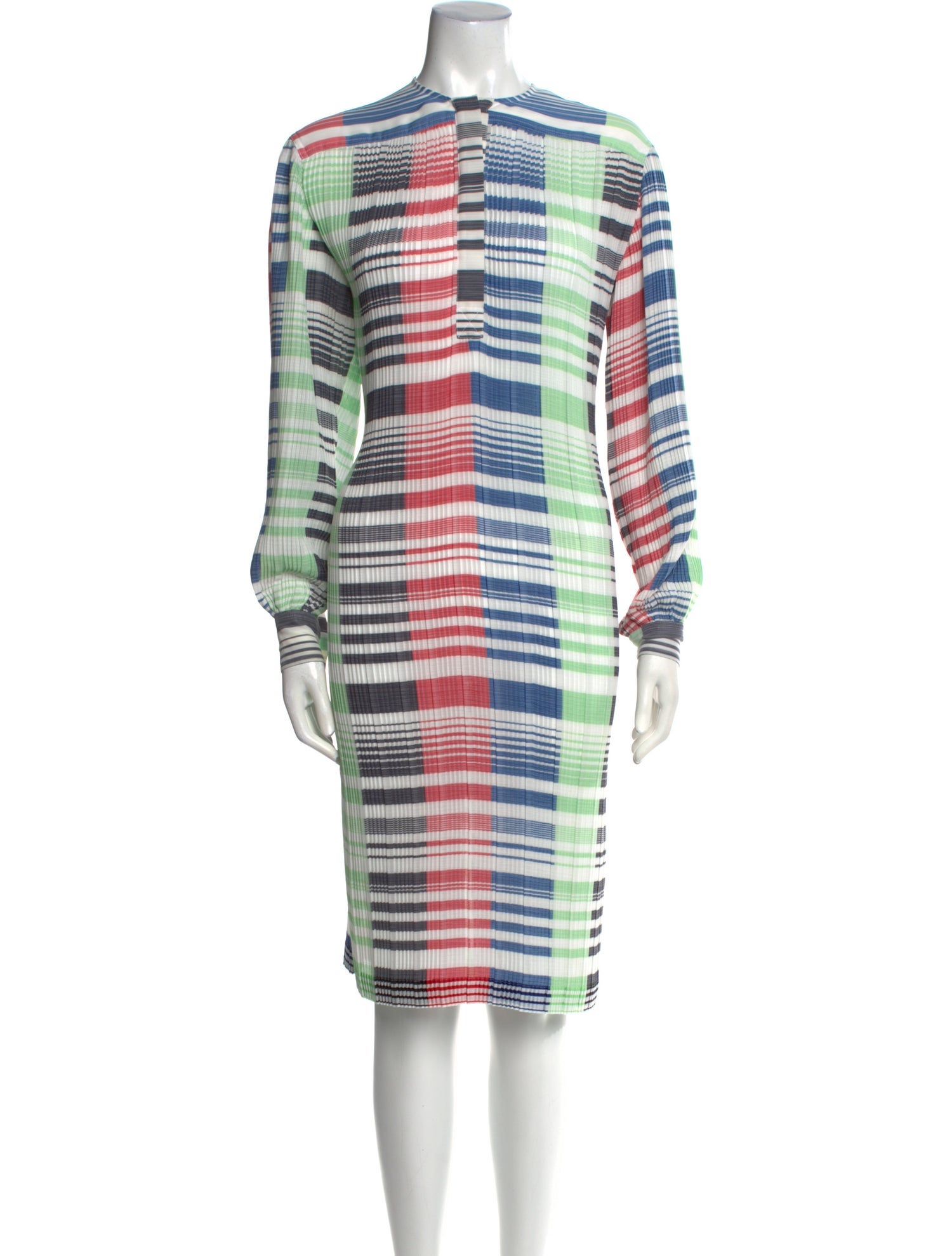 J.W. Anderson Striped Midi Length Dress