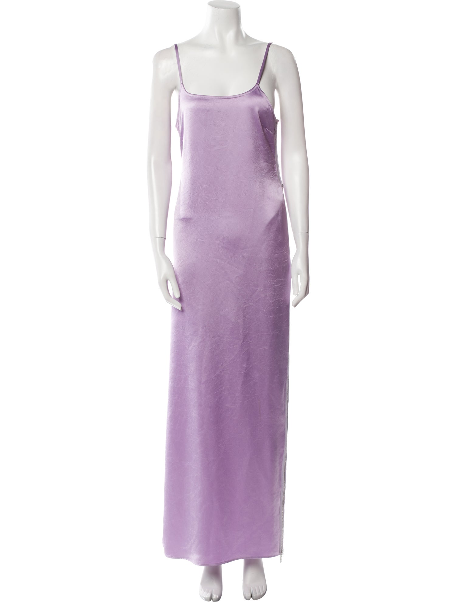 J.W. Anderson Square Neckline Long Dress