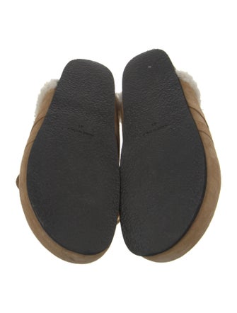 J.W. Anderson Suede Chain-Link Accents Mules