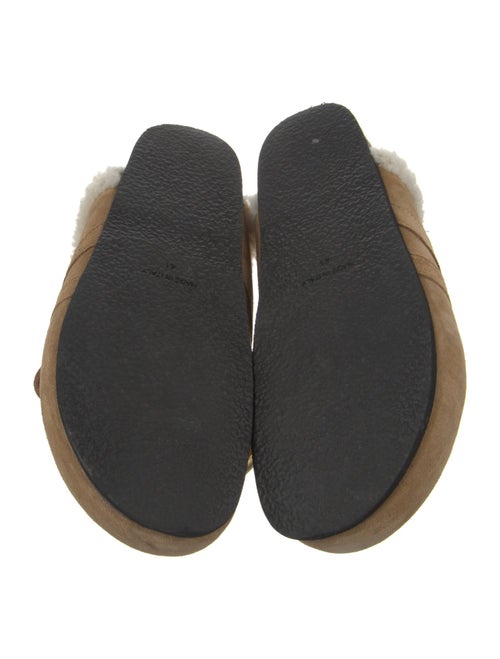 J.W. Anderson Suede Chain-Link Accents Mules