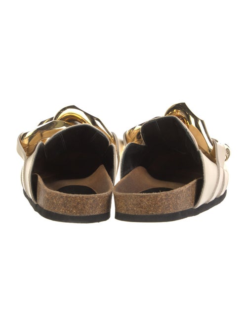 J.W. Anderson Leather Chain-Link Accents Mules