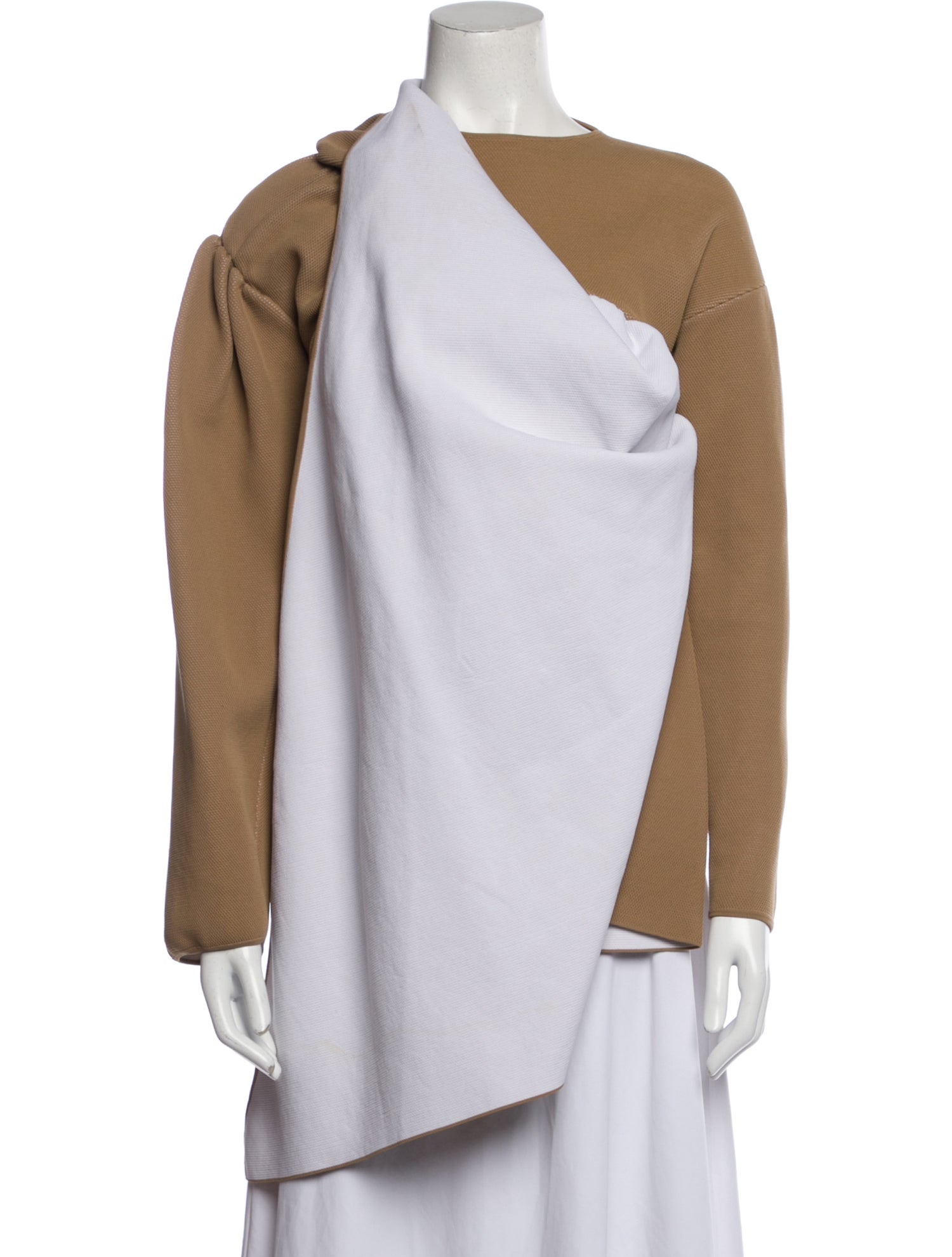 J.W. Anderson Colorblock Pattern Asymmetrical Sweatshirt