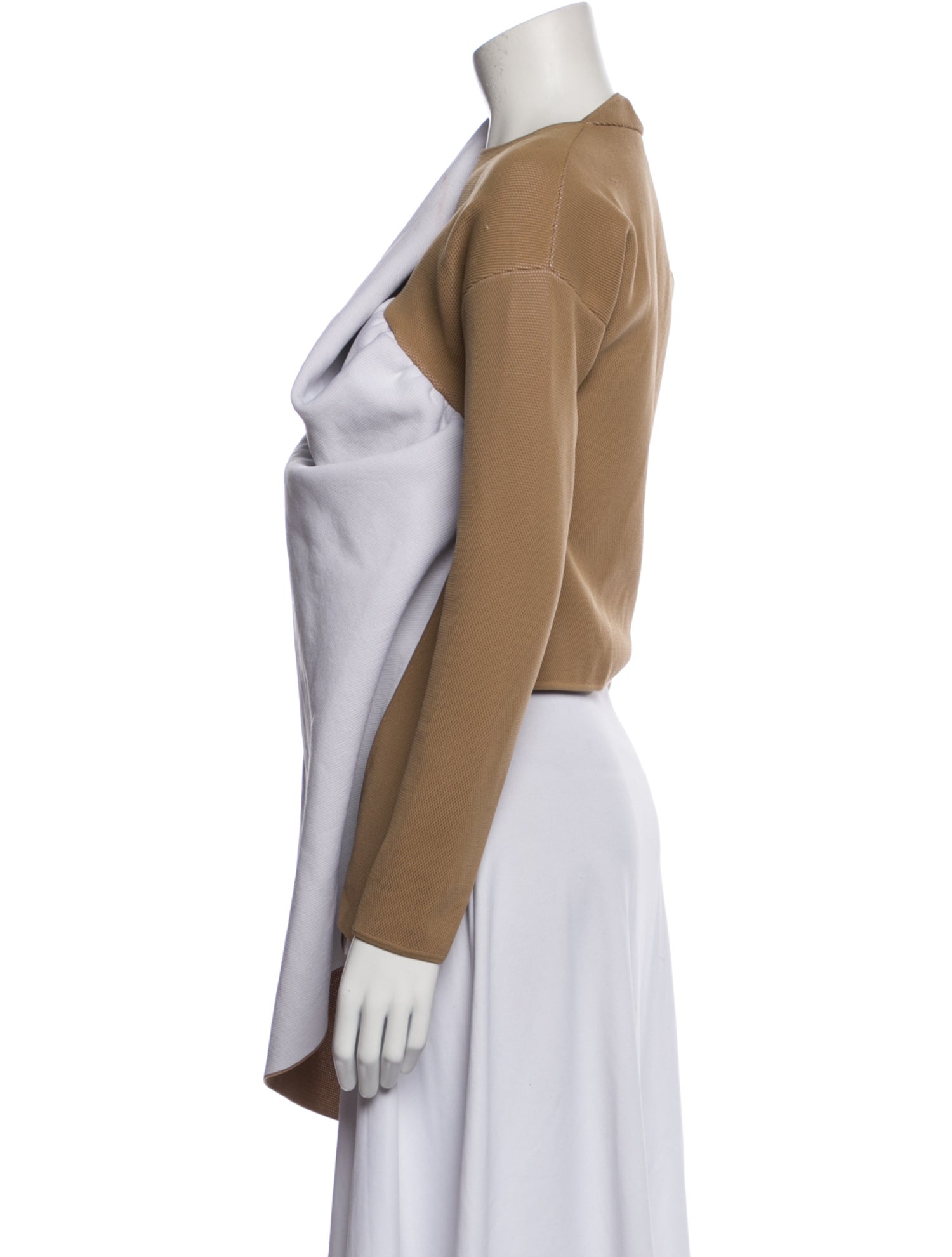 J.W. Anderson Colorblock Pattern Asymmetrical Sweatshirt