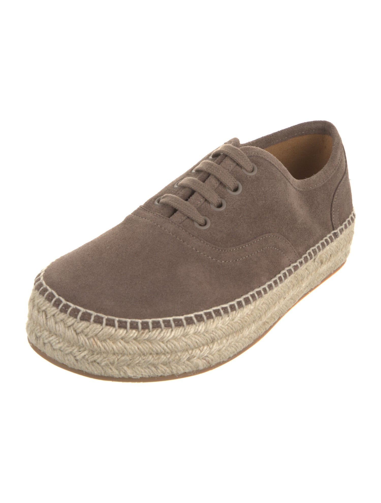J.W. Anderson Suede Whipstitch Trim Espadrille Sneakers