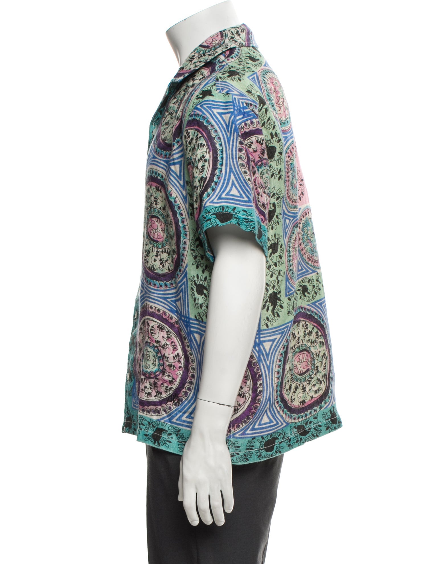 J.W. Anderson Venetian Print Linen Shirt