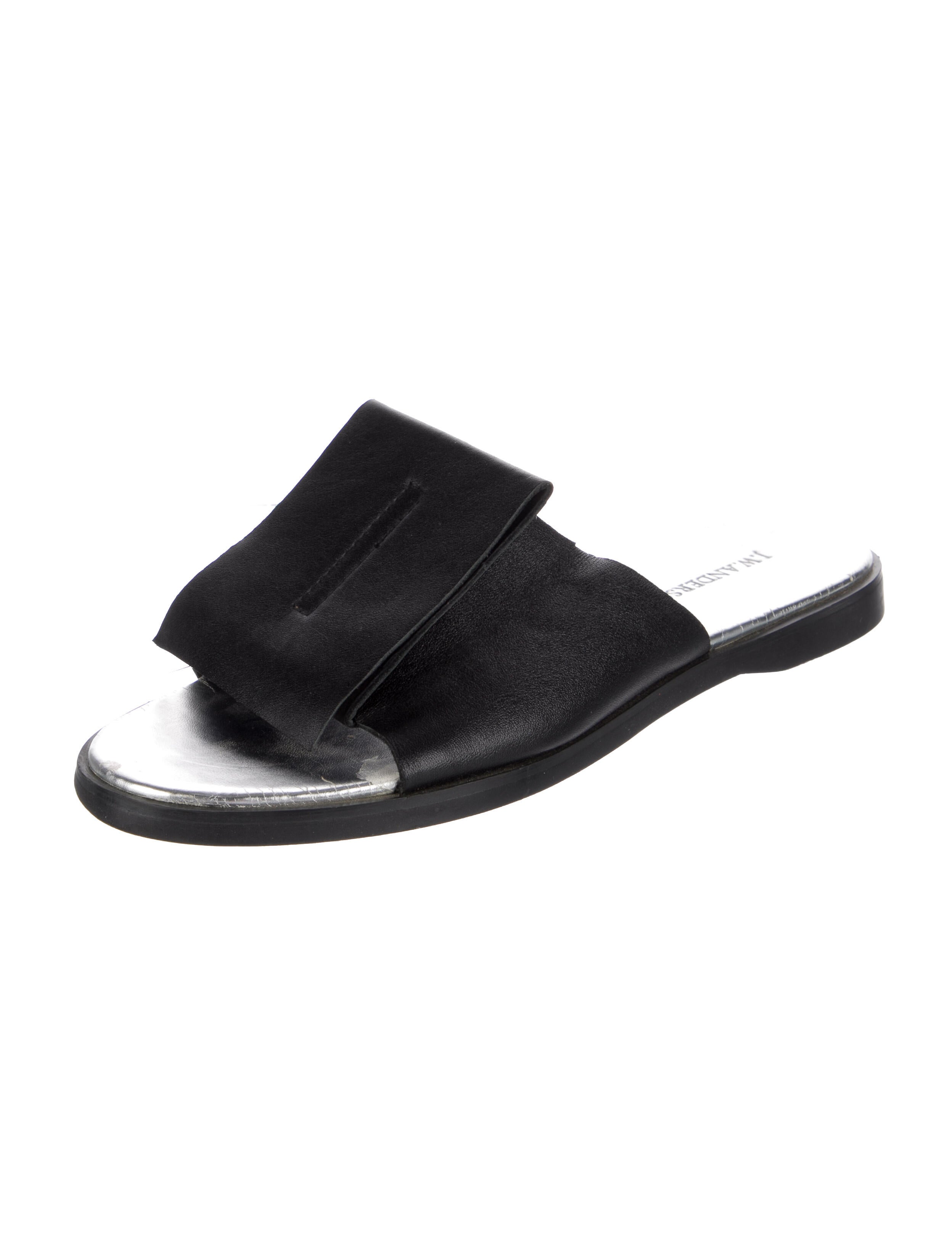 J.W. Anderson Leather Slides