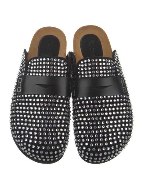 J.W. Anderson Suede Crystal Embellishments Mules