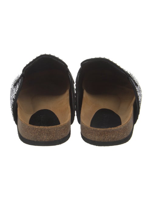 J.W. Anderson Suede Crystal Embellishments Mules
