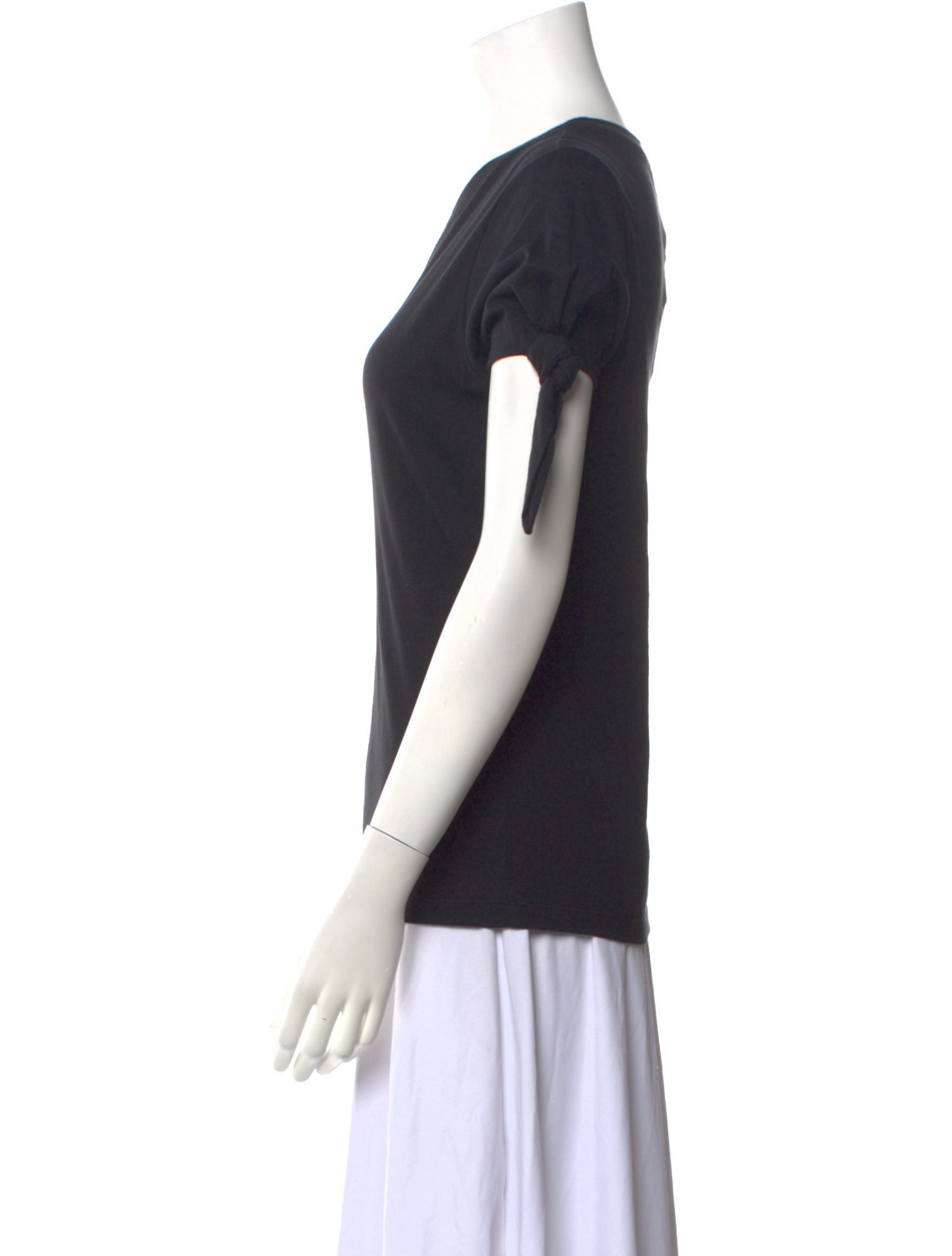 J.W. Anderson Scoop Neck Short Sleeve T-Shirt