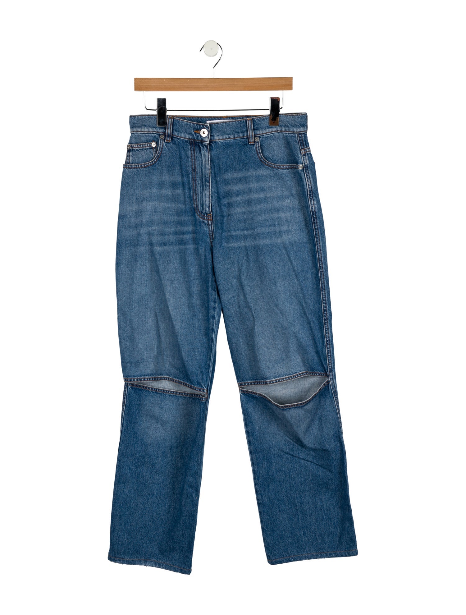 J.W. Anderson High-Rise Wide Leg Jeans