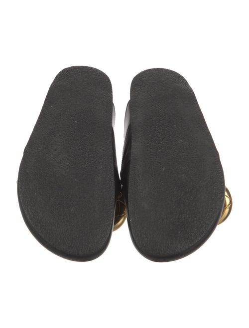 J.W. Anderson Leather Chain-Link Accents Mules