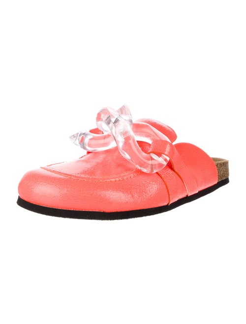 J.W. Anderson Leather Chain-Link Accents Mules