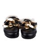 J.W. Anderson Leather Chain-Link Accents Mules