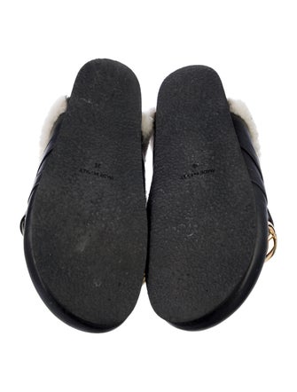 J.W. Anderson Leather Chain-Link Accents Mules