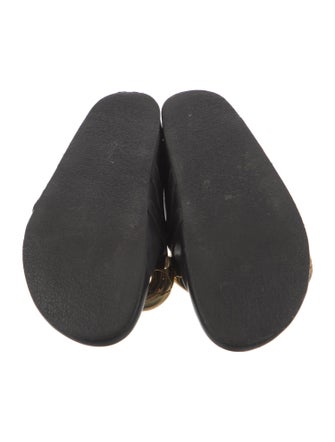 J.W. Anderson Leather Chain-Link Accents Mules