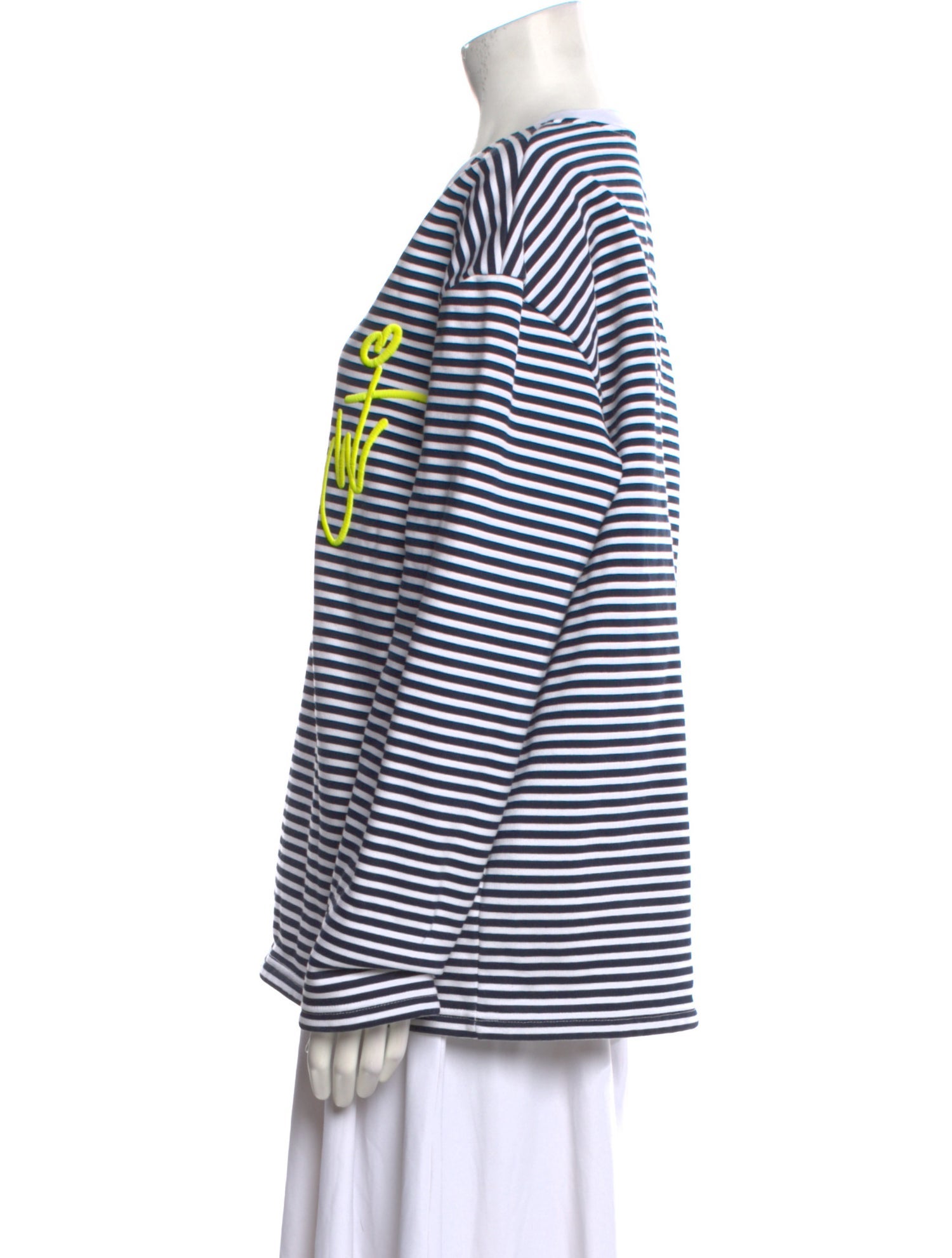 J.W. Anderson Striped Crew Neck T-Shirt